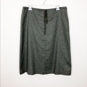 BANANA REPUBLIC Wool Blend A-Line Career Skirt